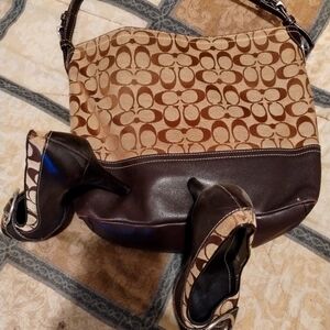 Coach hobo shoulder bag & Coach pumps Set